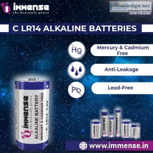 Buy industrial c size alkaline battery immense power