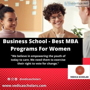 Business School - Best MBA Programs For Women  Vedica Scholars