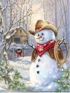 Snow Cowboy 300 Piece Puzzle Online  Puzzlicious