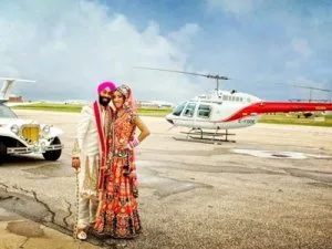 Best wedding helicopter service in kerala
