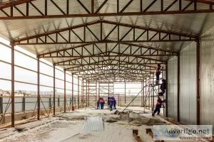 Prefabricated industrial sheds