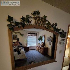 GlassWood bedroom tables