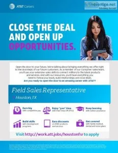 Field Sales Representative - Houston TX
