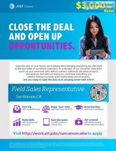 Field Sales Representative - San Ramon CA