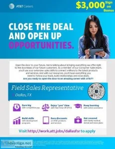 Field Sales Representative - Dallas TX