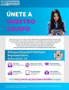 Bilingual Spanish Field Sales Representative - Bakersfield CA