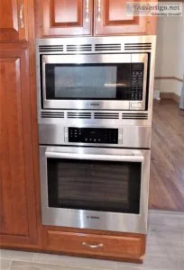 Bosch Stainless Steel Microwave And Electric Oven Combination