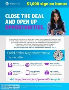Field Sales Representative - Lynnwood WA