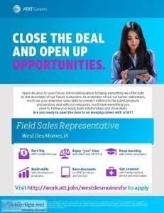 Field Sales Representative - West Des Moines IA