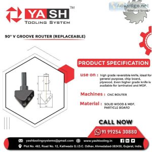 Buy 90° V Groove Router (Replaceable) from Yash Tooling Syste