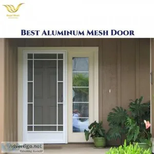 Best aluminum mesh door