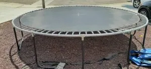 Used Propel 14  Round Trampoline without Safety Net Enclosure