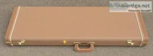 Fender StratocasterTelecas ter Case - Brown W Orange Satin Inter