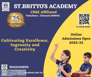 Best cbse school in chennai-stbritto s academy