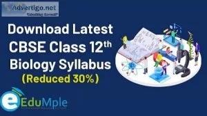 Class 12 biology syllabus