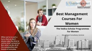 Best Management Courses For Women Vedica Scholar