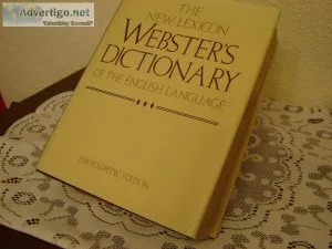 The New Lexicon Webster s Dictionary of the English Language Enc