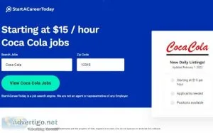 Start A CareerToday - Coca Cola