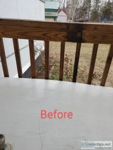 Pressure washing