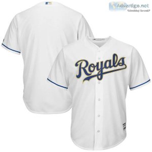 Kansas City Royals Majestic 2017 Home Cool Base Team Jersey - Wh