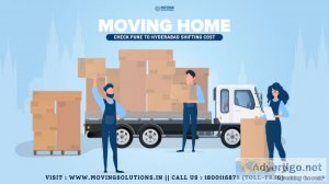 Packers and movers pune to hyderabad cost