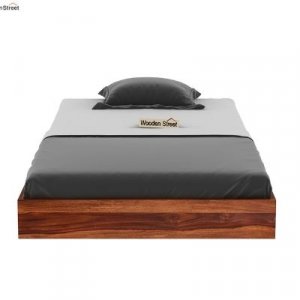 Get latest single beds online at wooden street