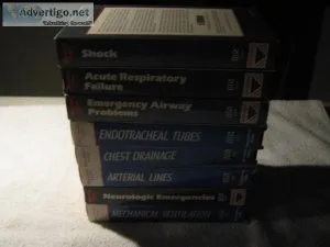 Eight VHS Nursing Tapes