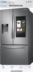 REFRIGERATOR WITH HUB SAMSUNG CASH ONLY