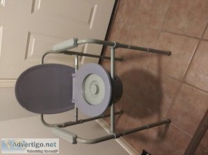 Foldable stand alone toilet