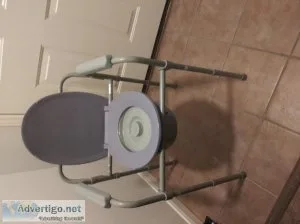 Foldable stand alone toilet