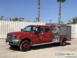 1999 FORD F450 CREW CAB FIRE TRUCK 94201222