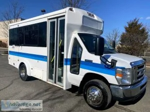 2013 Ford E350 Non-CDL 2 Wheelchair Shuttle Bus For Sale (A5141)
