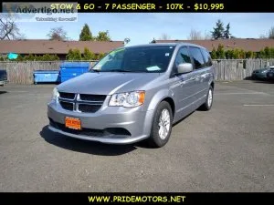 2013 DODGE CARAVAN SXT - 7 PASSENGER - 107K