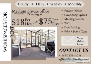 Palo Alto Workspaces For Rent