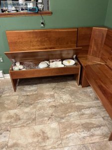 Amish made kitchen nook