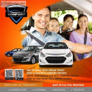 Hire self drive rental cars in coimbatore