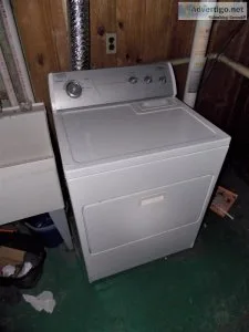 White Whirlpool Electric Dryer