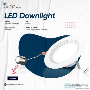 Shop LED Downlights Fixtures Offer Incredible Versatility and Ef