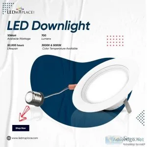Shop LED Downlights Fixtures Offer Incredible Versatility and Ef