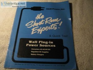 D and B Power &ndash Wall Plug-in Power Sources &ndash 1986