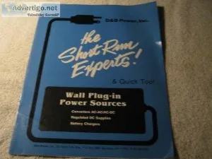 D and B Power &ndash Wall Plug-in Power Sources &ndash 1986