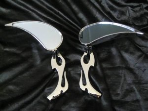 Chrome Motorcycle Mirrors