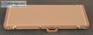 Fender StratocasterTelecas ter Center Pocket Case - Brown W Gold