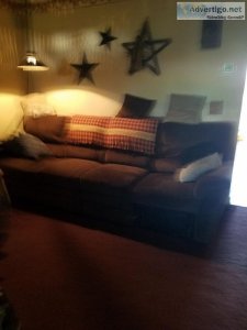 Living room sofa and Lights