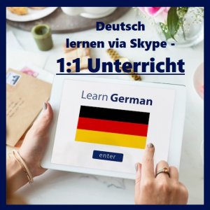 German lessons private tuition (one-to-one) online, deutsch