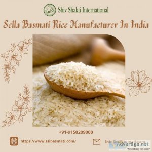 Sella basmati rice manufacturer in india