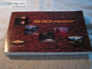 New  2000 Chevy S-10 Owners Manual &copy  Copyright General Moto