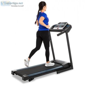 XTERRA Fitness Folding Treadmill Black