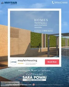 Two bhk exclusive flats for sale in powai, mumbai