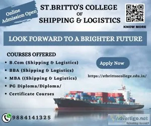 Shipping and logistics colleges in chennai-stbritto s college